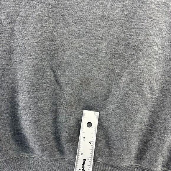 Vintage Western Michigan Sweatshirt Men's Extra Large Gray Spellout Mock 1/4 zip - Picture 2 of 15